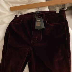 Beautiful NWT Maje velvet pants